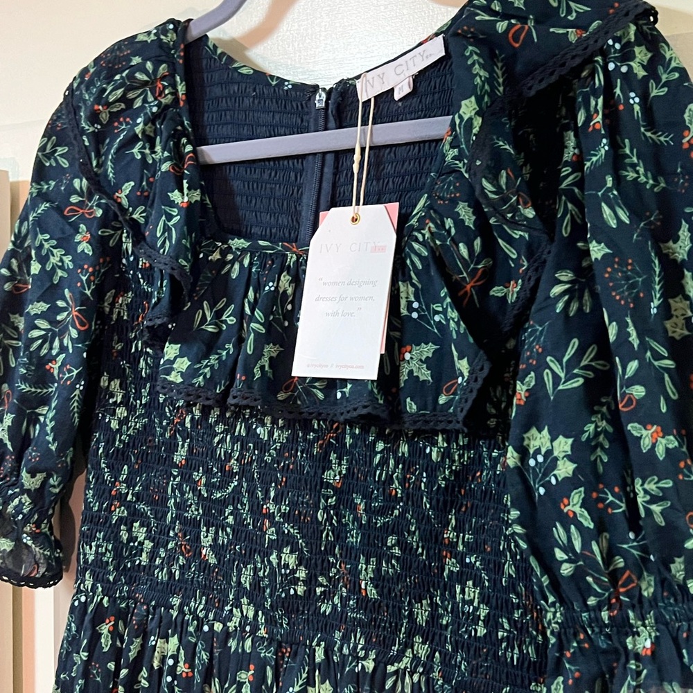 Ivy City Co Gracie Midi Dress NWT - Picture 7 of 11